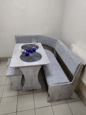 Кухонный уголок Миссия V велюр (цемент) в Обь - ob.mebelnovo.ru | фото