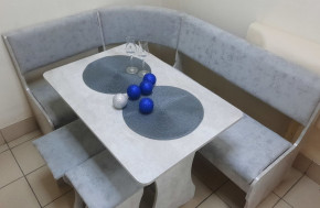 Кухонный уголок Миссия V велюр (цемент) в Обь - ob.mebelnovo.ru | фото