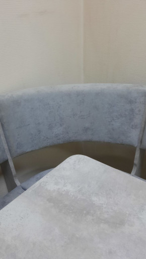 Кухонный уголок Миссия V велюр (цемент) в Обь - ob.mebelnovo.ru | фото