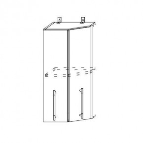 Монако ВПТ 400 шкаф верхний угловой в Обь - ob.mebelnovo.ru | фото
