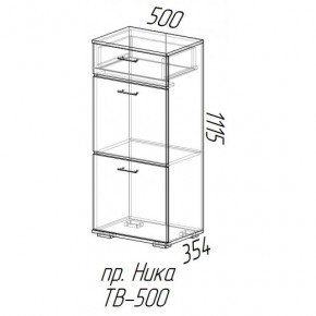 Ника тумба ТВ-500 (эра) в Обь - ob.mebelnovo.ru | фото