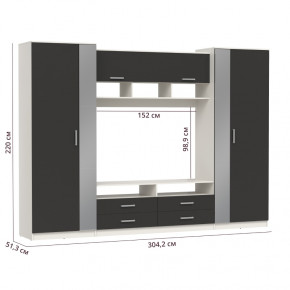 ШМЦ Вена  91.01 с зеркалом в Обь - ob.mebelnovo.ru | фото